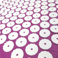 Close-up lotusschijven paars