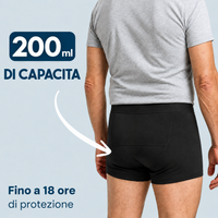 200 ml di capacità, fino a 18 ore di protezione